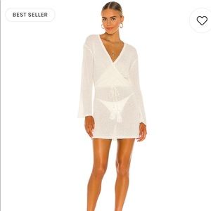 L space Topanga dress in cream coverup